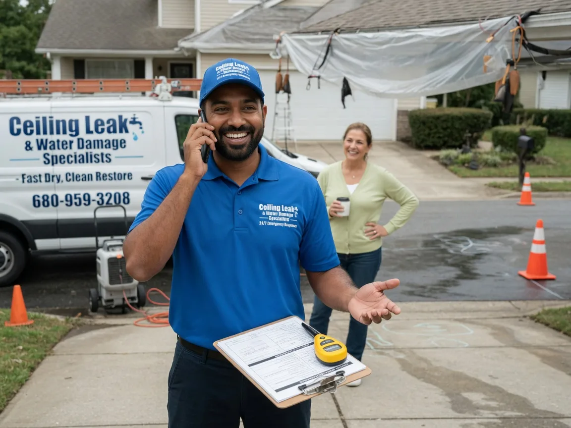 Ceiling Leak Cleanup Wing, ND FAQs